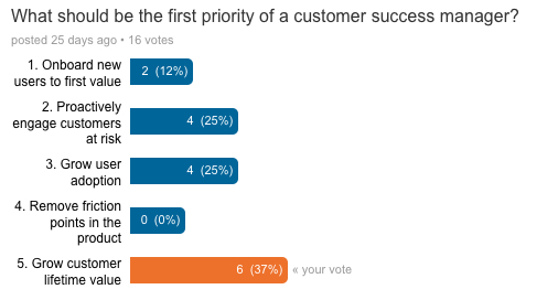 Customer Success Manager Priority